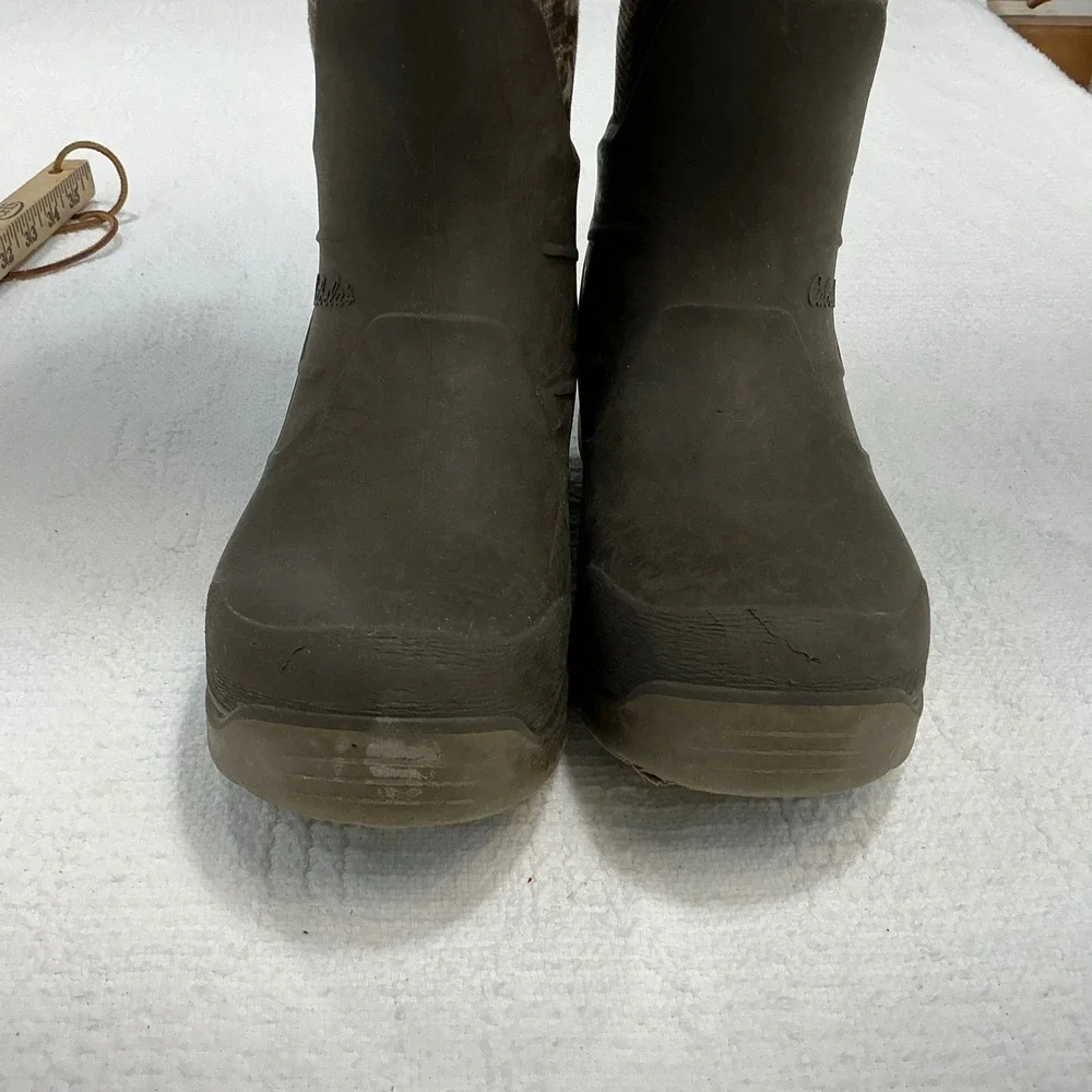 Cabelas Instinct Zonz Woodlands 9mm Neoprene Hunting Boots‎ Brown Camo Womens 6